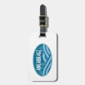 Étiquette À Bagage Anchorage Alaska extérieur (Devant Vertical)