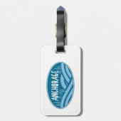 Étiquette À Bagage Anchorage Alaska extérieur (Dos Vertical)