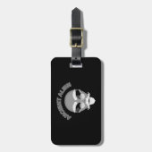 Étiquette À Bagage Ancien journal en chef Alien (Devant Vertical)