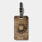 Étiquette À Bagage Ancien phoque, Bien-Être, Thé & Tao - Chine (Devant Vertical)