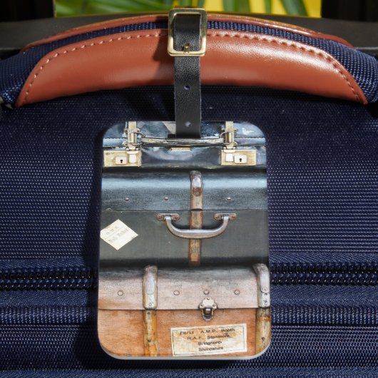 ÉTIQUETTE À BAGAGE ANCIENNE ANGLETERRE (Insitu Rectoal 2)