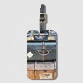 ÉTIQUETTE À BAGAGE ANCIENNE ANGLETERRE (Devant Vertical)