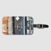 ÉTIQUETTE À BAGAGE ANCIENNE ANGLETERRE (Devant Horizontal)