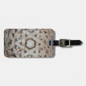 Étiquette À Bagage Ancienne étoile de David sculptant, Israël (Devant horizontal)