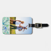 Étiquette À Bagage Ancres flottantes de photo et motif faits sur (Devant horizontal)