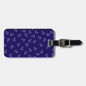 Étiquette À Bagage Ancres folles (Devant horizontal)