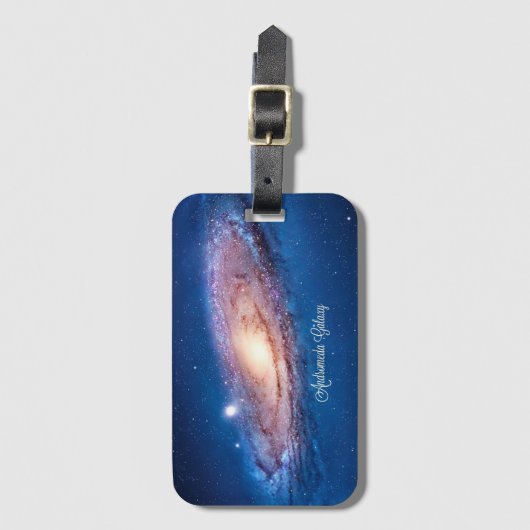 Étiquette À Bagage Andromeda Galaxy (Devant Vertical)