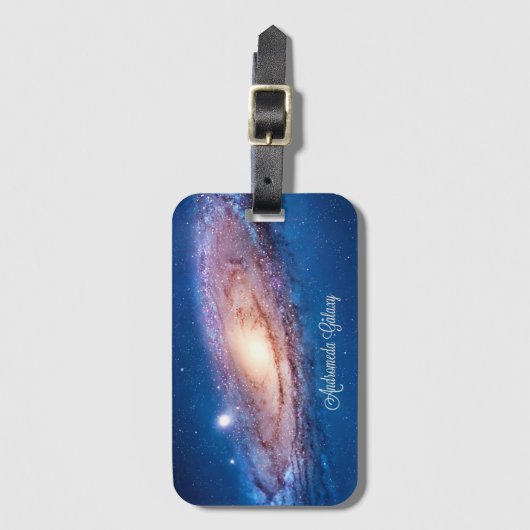 Étiquette À Bagage Andromeda Galaxy (Devant Vertical)