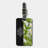 Étiquette À Bagage Anémone en bois (Devant Vertical)