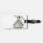 Étiquette À Bagage Ange de neige (Dos horizontal)