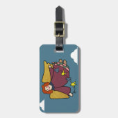 Étiquette À Bagage Angel (Devant Vertical)