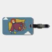 Étiquette À Bagage Angel (Dos horizontal)