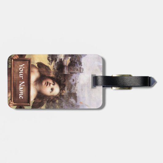 Étiquette À Bagage ANGEL / Cherub ailé (Dos horizontal)