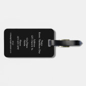 Étiquette À Bagage Angels de projection - Été chaud (Dos horizontal)