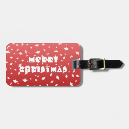 Étiquette À Bagage Anges de Noël (Devant horizontal)