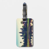 Étiquette À Bagage Angkor Wat Cambodia à Dawn (Dos Vertical)