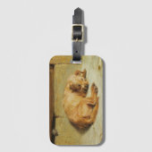 Étiquette À Bagage Anglais Cocker Spaniel Dog (par Briton Rivière) (Devant Vertical)