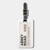 Étiquette À Bagage Angleterre d'Abbey Road (Devant Vertical)