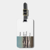 Étiquette À Bagage Angry Lake Michigan (Devant Vertical)