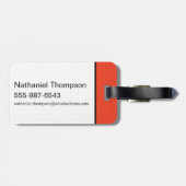 Étiquette À Bagage Animaniacs | Graphique de Warner Sibings "No Evil" (Dos horizontal)