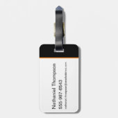 Étiquette À Bagage Animaniacs | Hello-o Retro Equalizer Graphic (Dos Vertical)