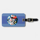 Étiquette À Bagage Animaniacs | Warner Siblings Circle Graphic (Devant horizontal)