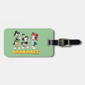 Étiquette À Bagage Animaniacs | Yakko, Dot et Wakko debout (Devant horizontal)