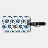 Étiquette À Bagage Animaniacs | Yakko, Wakko, & Motif du cercle de po (Devant horizontal)