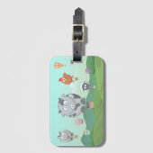 Étiquette À Bagage Animaux de ballon (Devant Vertical)