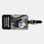 Étiquette À Bagage Animaux de bébés cutest | Géant Panda Cub (Devant horizontal)