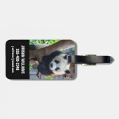Étiquette À Bagage Animaux de bébés cutest | Géant Panda Cub (Dos horizontal)