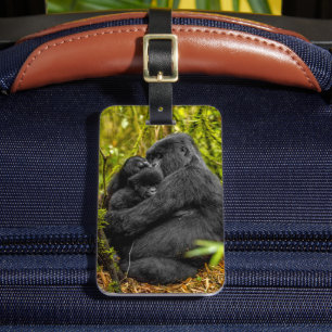 Étiquette À Bagage Animaux de bébés cutest Gorilla & bébé