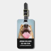 Étiquette À Bagage Animaux de bébés cutest | Langue de Corgi (Devant Vertical)