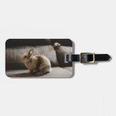 Étiquette À Bagage Animaux de bébés cutest | Lapin nain de Pays-Bas (Devant horizontal)