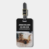 Étiquette À Bagage Animaux de bébés cutest | Yorkshire Terrier (Devant Vertical)