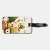 Étiquette À Bagage Animaux de la Jungle (Dos horizontal)