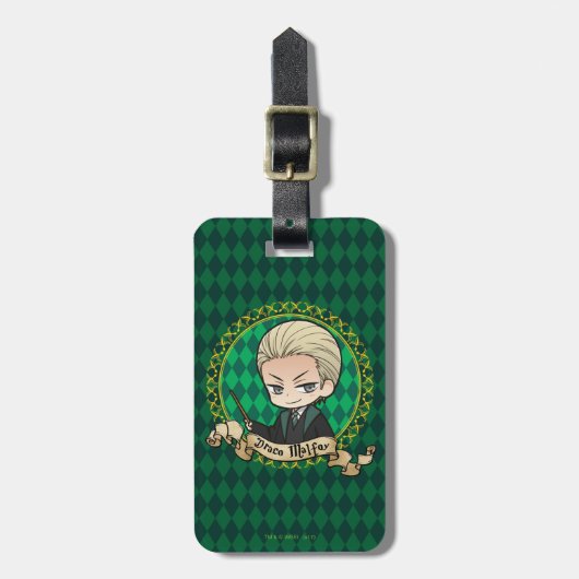 Étiquette À Bagage Anime Draco Malfoy (Devant Vertical)