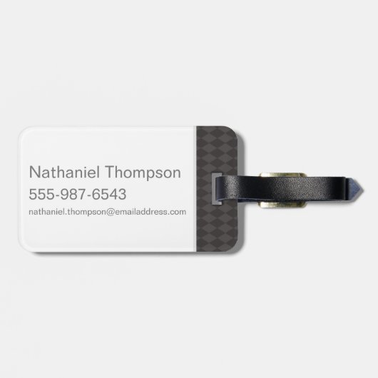 Étiquette À Bagage Anime Sirius Black (Dos horizontal)