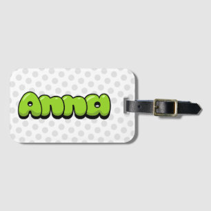 Étiquette À Bagage Anna