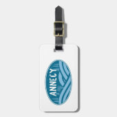 Étiquette À Bagage Annecy France Extérieur (Devant Vertical)