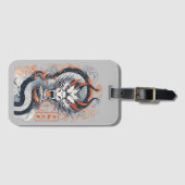 Étiquette À Bagage Année du Dragon, 2024 (Devant Horizontal)