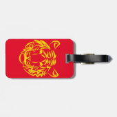 Étiquette À Bagage Année du tigre (Dos horizontal)