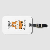 Étiquette À Bagage Année du Tigre 2022 (Devant Horizontal)