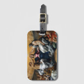 Étiquette À Bagage Annibale Carracci Le couronnement de la Vierge (Devant Vertical)