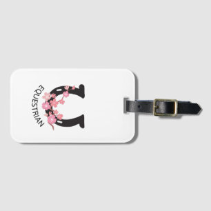 Étiquette À Bagage Anniversaire équestre cadeau cheval cavalier fer à