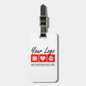 Étiquette À Bagage Anniversaire Présenté Pour Lui Cadeau Personnalisé (Devant Vertical)