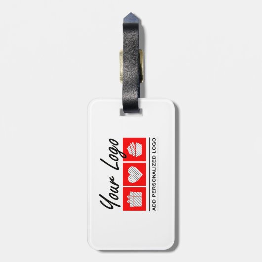 Étiquette À Bagage Anniversaire Présenté Pour Lui Cadeau Personnalisé (Dos Vertical)