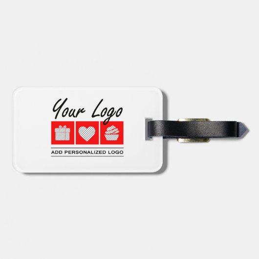 Étiquette À Bagage Anniversaire Présenté Pour Lui Cadeau Personnalisé (Dos horizontal)