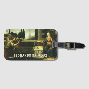 Étiquette À Bagage Annonciation du Seigneur par Léonard de Vinci