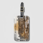 Étiquette À Bagage Antalya Turquie Voyage antique (Devant Vertical)